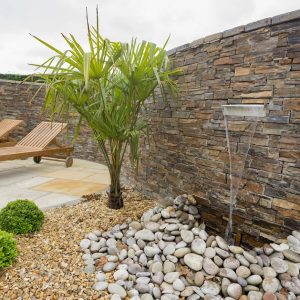 multi-slate-rustic-cladding-garden-wall-with-water-feature-templepatrick